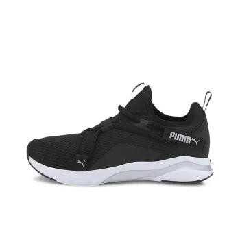 PUMA Softride Rift Slip On 'Black Metallic Silver' Women's