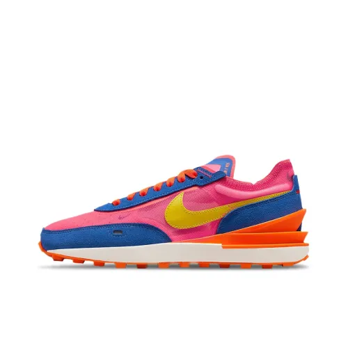 Nike Waffle One Racer Blue Hyper Pink Women's