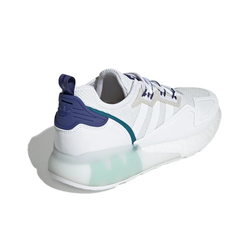 Adidas Originals Zx 2K Boost 'White Blue Gray'-3