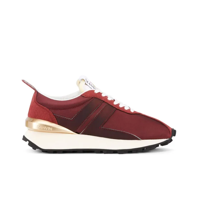 Lanvin Bumpr Casual Shoes Women's Low Top Burgundy-1
