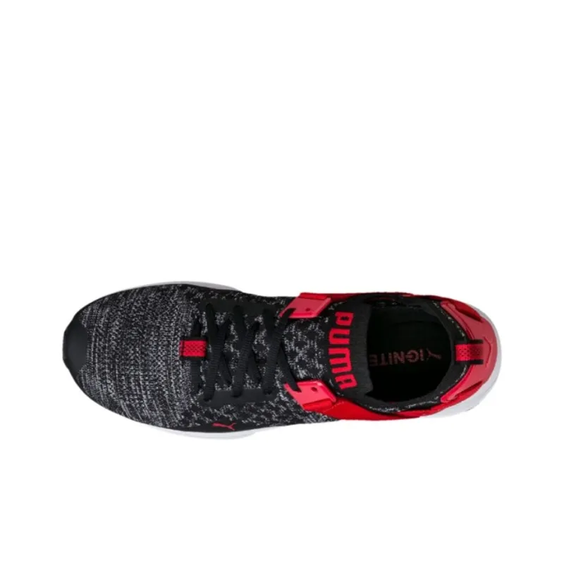 PUMA Ignite Casual Shoes Men Low Top Black/Red-3