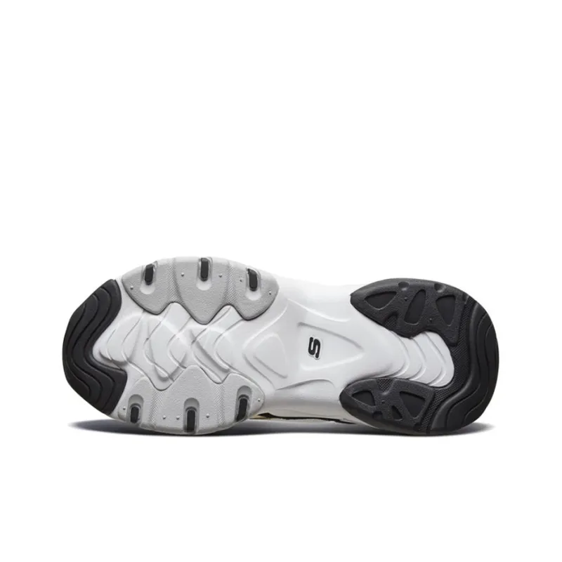 Skechers D'lites 3.0 Running Shoes White/Black/Gold Women's-4