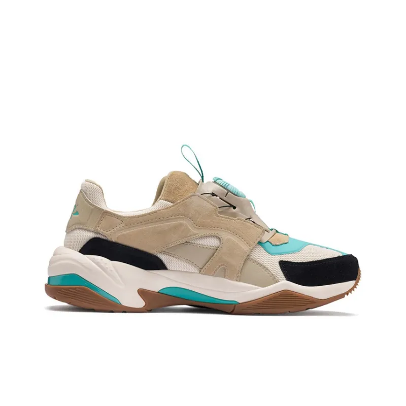 PUMA Thunder Disc Low Top Shoes/Sneakers Unisex Gray Khaki-1