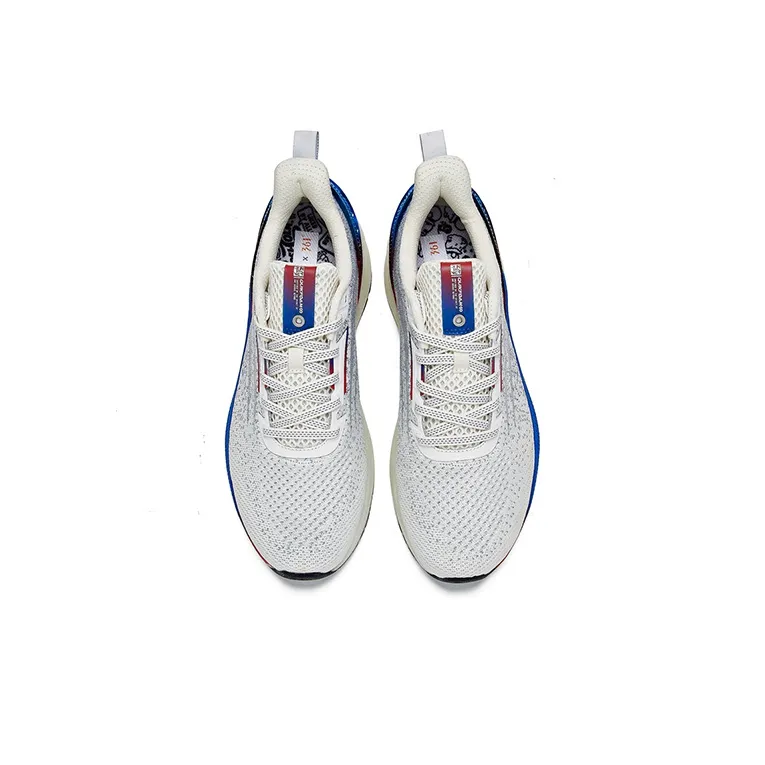 Pepsi x 361° QU!KFOAM Cushioned Slip Resistant Abrasion Resistant Low Top Running Shoes Men's White Blue-2