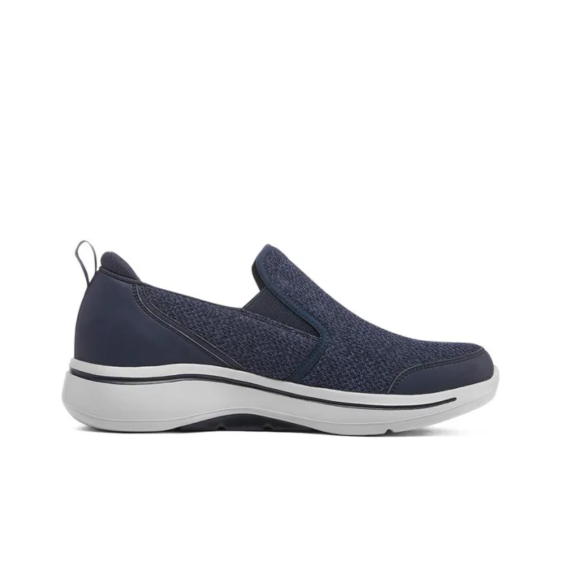 Skechers Go Walk Arch Fit Low Top Lazy Shoes Navy-1