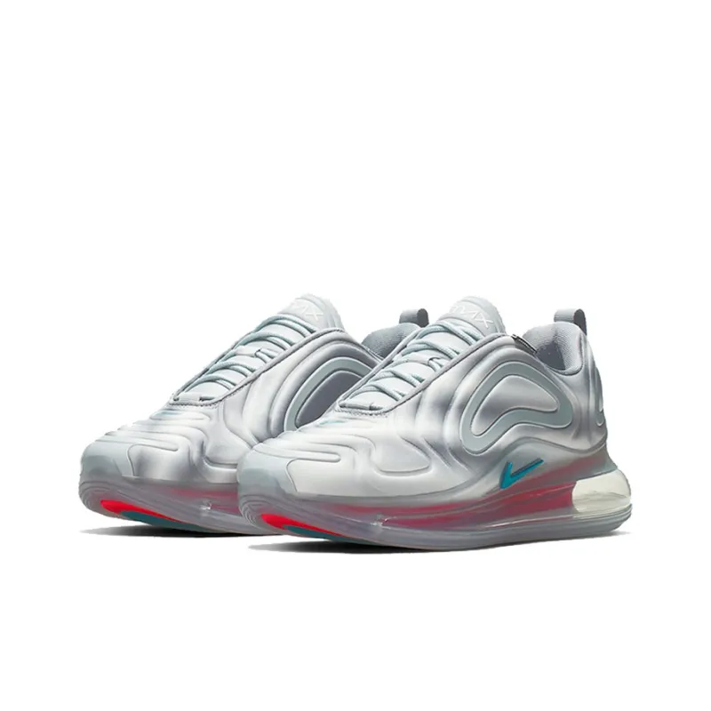 Nike Air Max 720 Wolf Grey Red Orbit Teal Nebula Women's-2