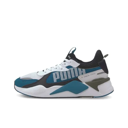 PUMA RS-X Casual Shoes Unisex Low-Top White/Blue Black