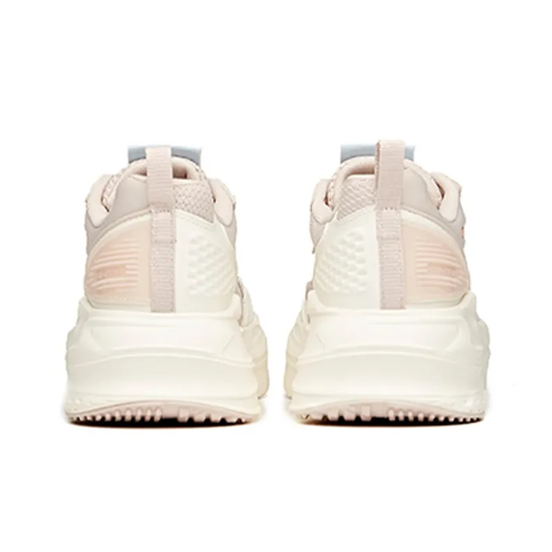 Anta Life Collection MIX Fission Cushioning Anti Slip And Wear Resistant Low Top Sports Casual Shoes Women's Ecru-4