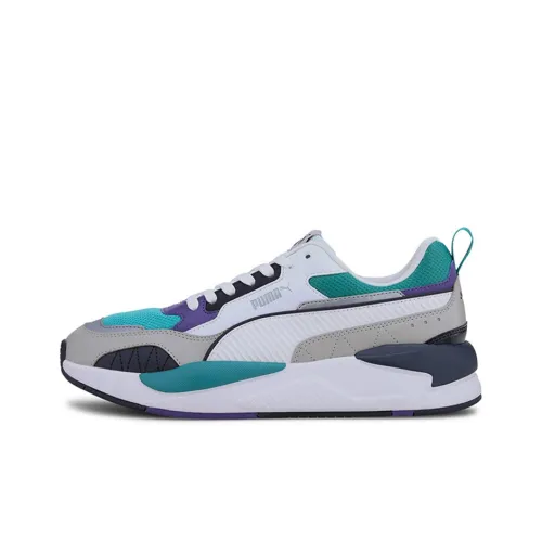 PUMA X-RAY Casual Shoes Unisex Low-Top White/Purple