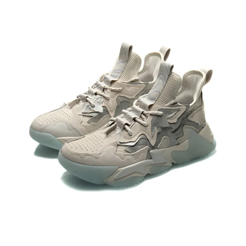 LiNing A Thousand Ways Durable Breathable Low Top Sports Casual Shoes Men's Antarctic Gray-2