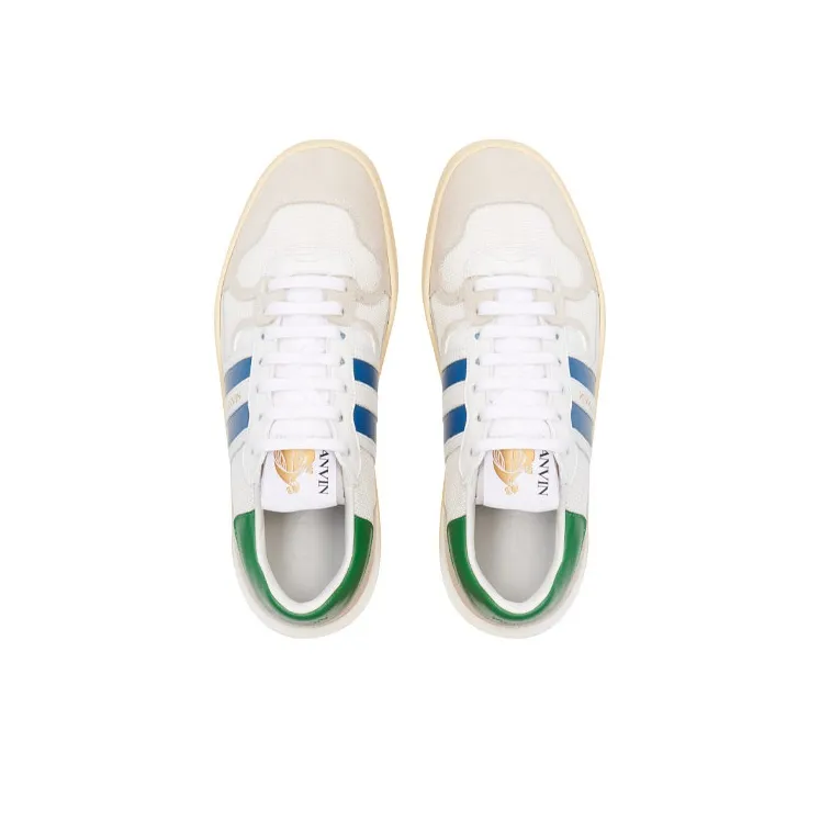 Lanvin Clay Low Top Sports Lifestyle Casual Shoes Men's White Blue-2