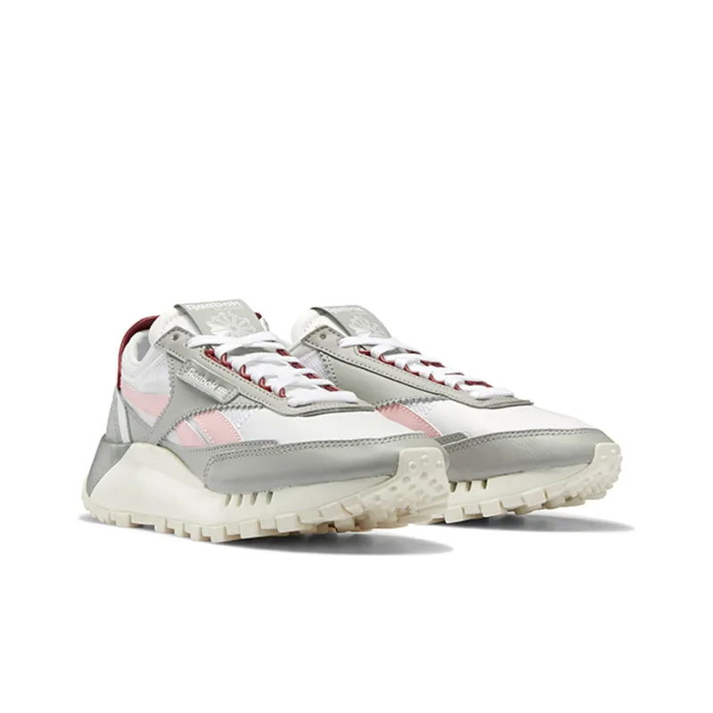 Reebok Women's Classic Leather Legacy 'Stark Grey Maroon' Women's-2