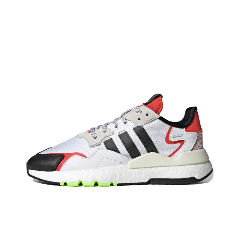 Adidas Nite Jogger White Black Red-0