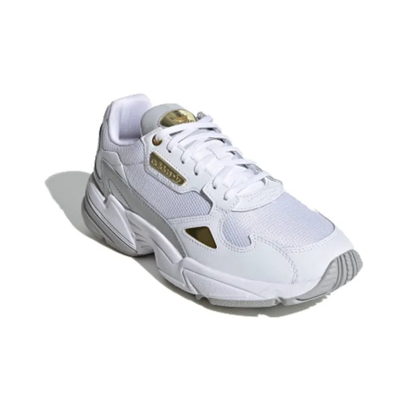 Adidas Falcon White Gold Metallic Women's-1
