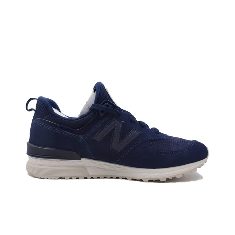 New Balance 574 Navy White Tan-1
