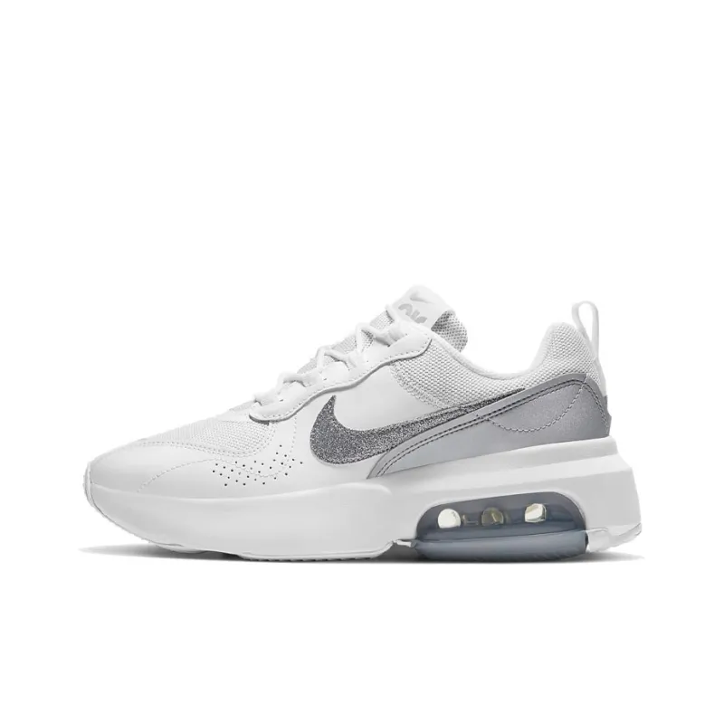 Nike Air Max Verona Cushioning Anti-Slip And Wear-Resistant Low-Top Casual Shoes GS White Silver-0
