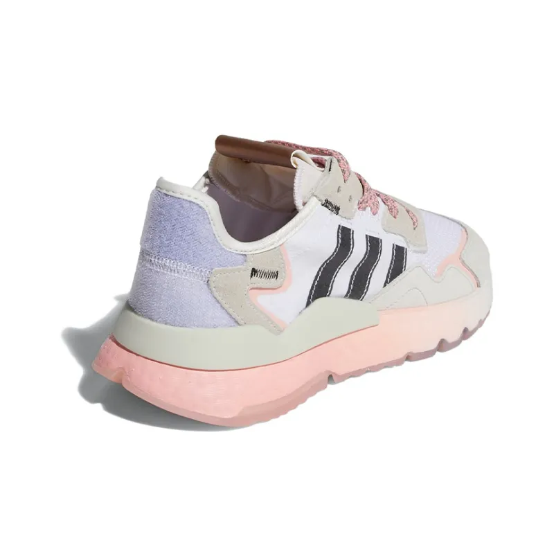 Adidas Originals Nite Jogger 'White Brown Pink' Women's-3