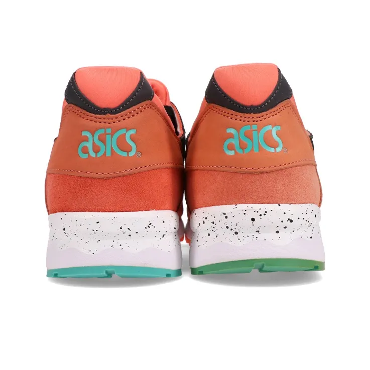 Asics Gel-Lyte V Wear-Resistant Low-Top Casual Shoes Unisex Orange Black-3