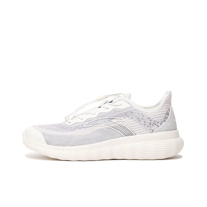 ANTA Casual Shoes Unisex Low Top Ivory White/Opaque Simple Blue-0