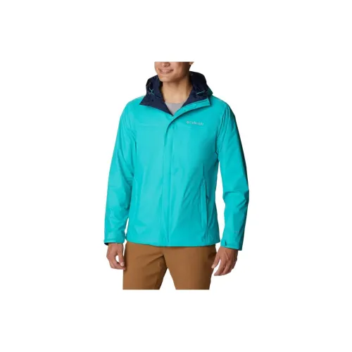 Columbia Watertight Jackets Men Cyan