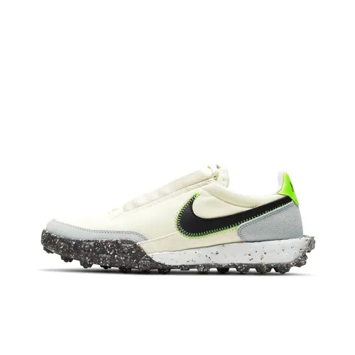 Nike Waffle Racer Crater Pale Ivory Electric Green Women's