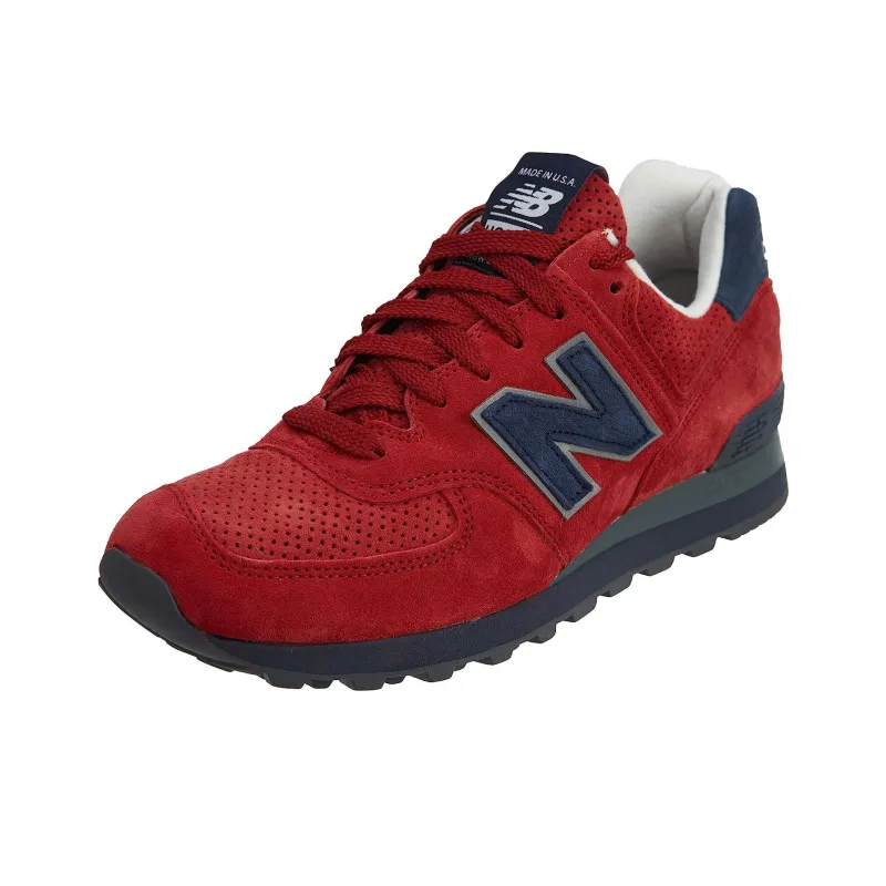 New Balance 574 MiUSA Gym Red Navy-2