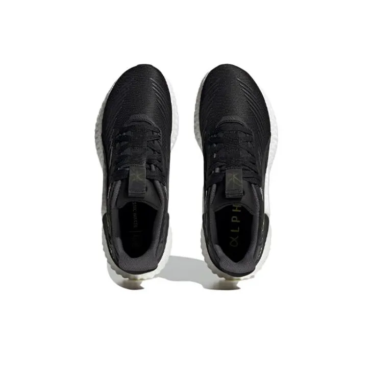 Adidas Alphaboost Running Shoes 'Black White Gum'-3