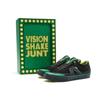SHAKE JUNT x Vision Street Wear Low-Top Skateboard Shoes Unisex Black Green