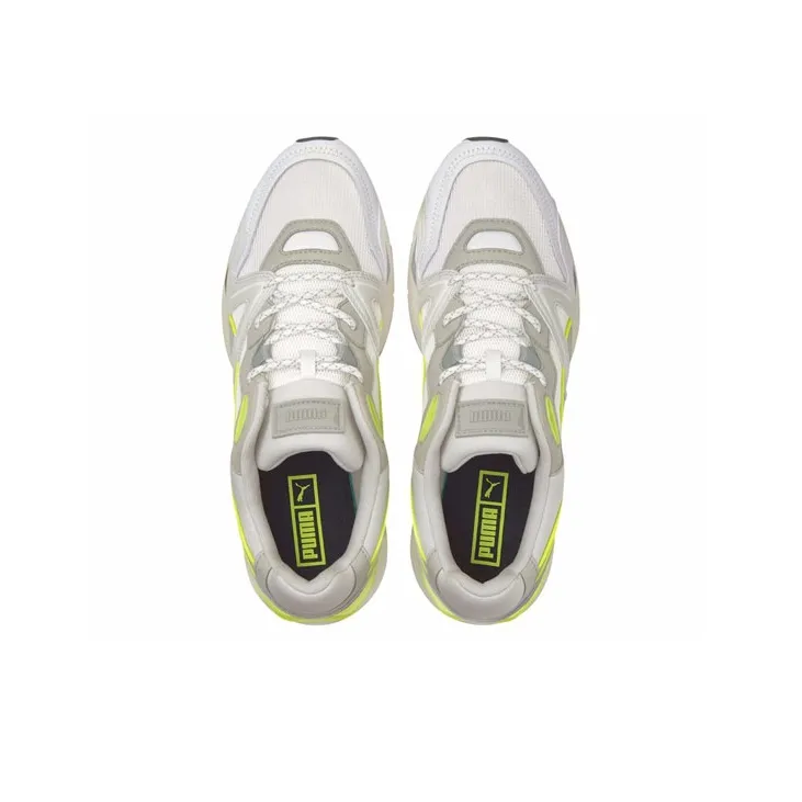 PUMA Mirage Mox White Running Shoes Grey 'White Light Gray'-2