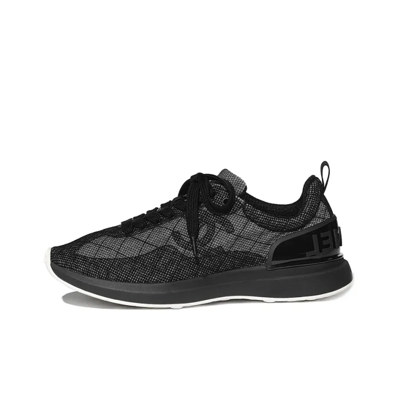 CHANEL Low Top Casual Shoes Women's Black-0