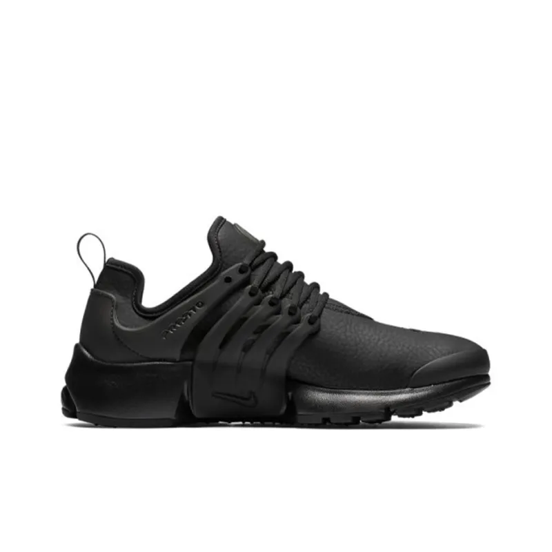 Nike Air Presto Premium Black Leather Women's-1