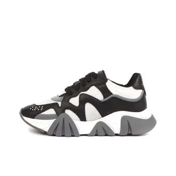 VERSACE Squalo White Black Mesh