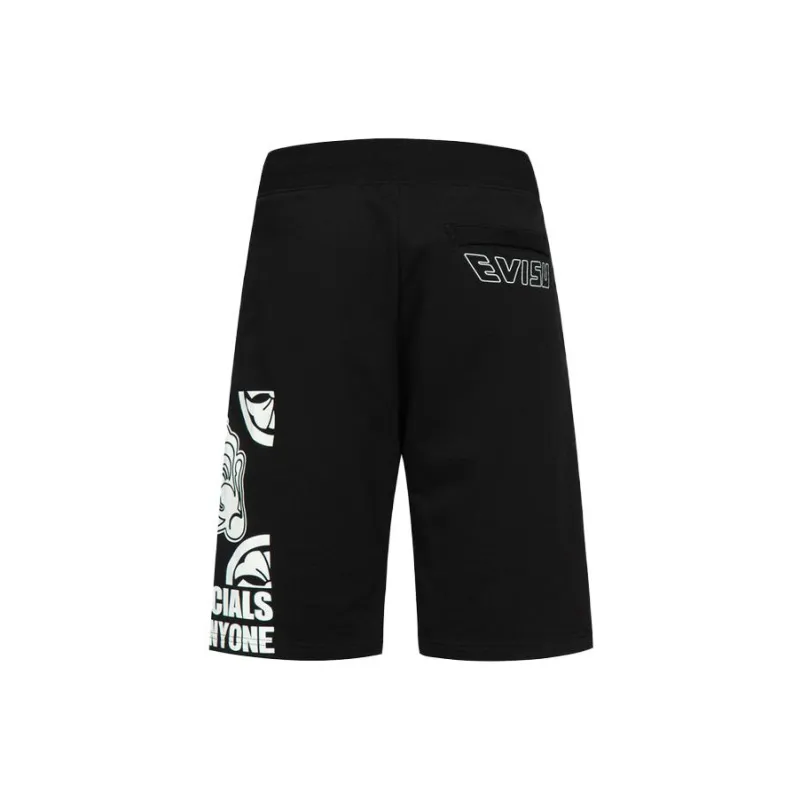 EVISU Sports Shorts Men's Black-1