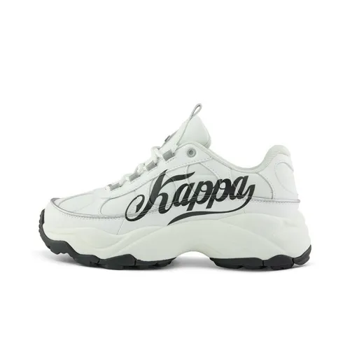 Kappa Cushioning Anti Slip And Wear Resistant Low Top Casual Shoes Unisex White