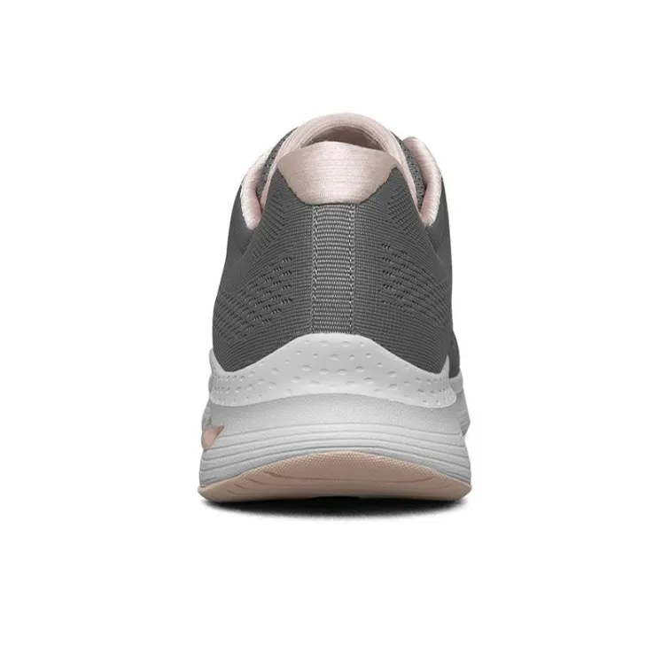 Skechers Arch Fit Sports Shoes Gray/Pink Women's-3
