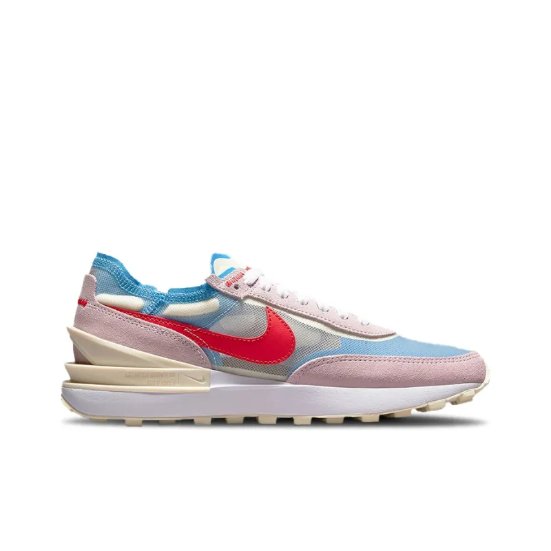 Nike Waffle One Pink Red Blue Women's-1