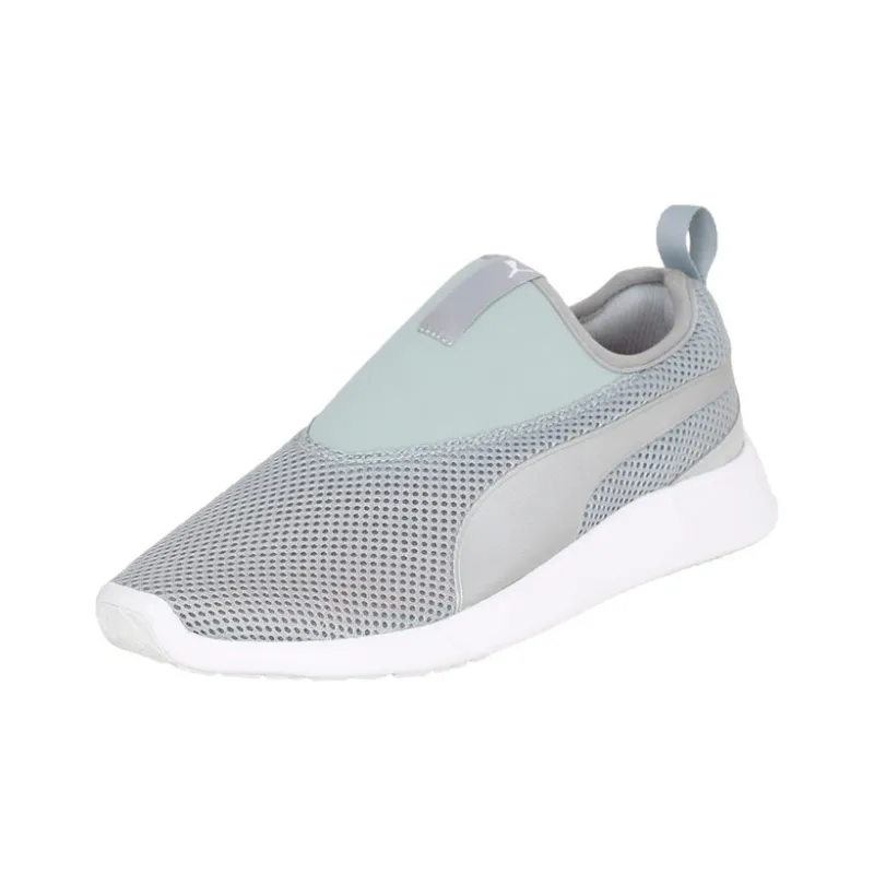 PUMA ST Evo V2 Slip-on Slip-Resistant Lightweight Breathable Low-Top Casual Shoes Women's Gray Green-2