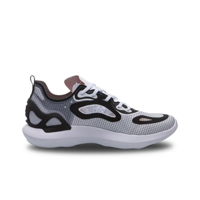 LiNing Comet Cushioned Slip Resistant Low Top Sports Casual Shoes Men's Black White-1