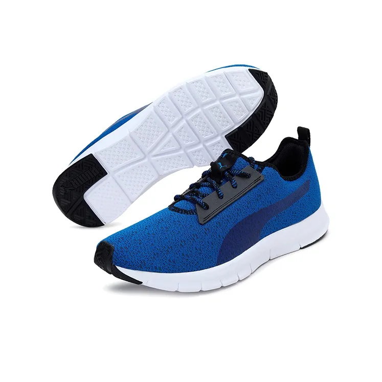 PUMA Flexracer Hm Nu Idp Low Top Running Shoes Blue/White-4