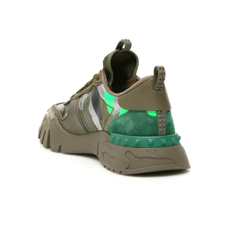 Valentino Rockrunner Camo Plus 'Military Neon Green'-2