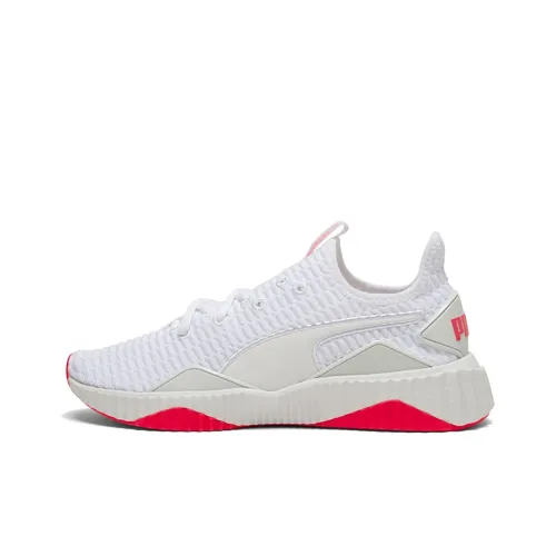 PUMA Defy Casual Shoes Women's Mid-Top White/Gray/Red