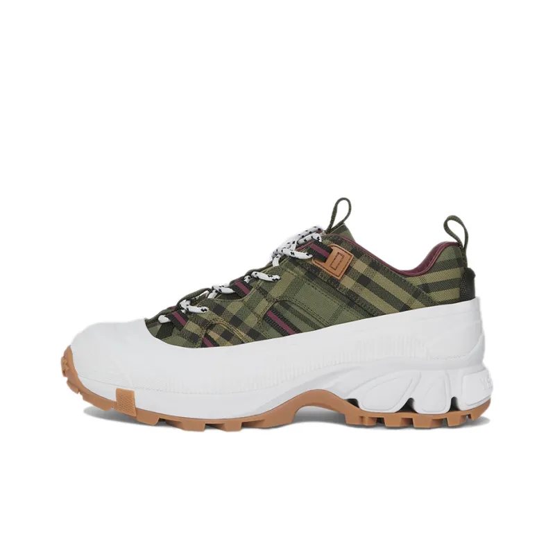 Burberry Arthur Check Cotton Military Green Women's-0