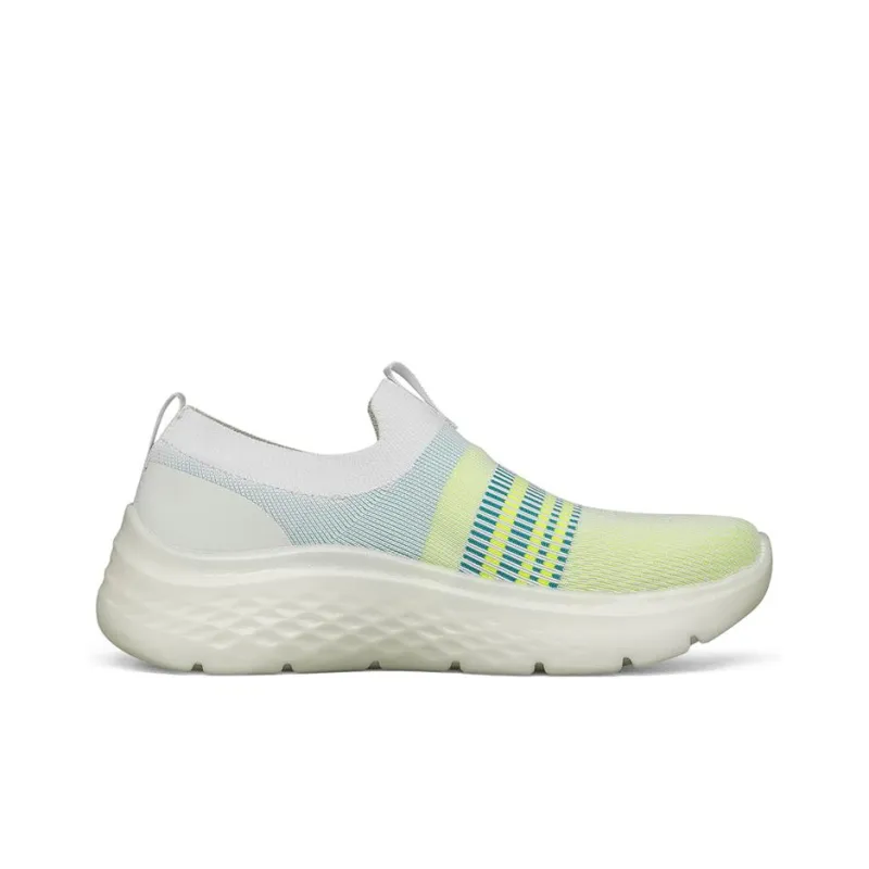 Skechers GO WALK Series Breathable Wear Resistant Cushioning Low Top Casual Shoes Women's White Multicolor-1