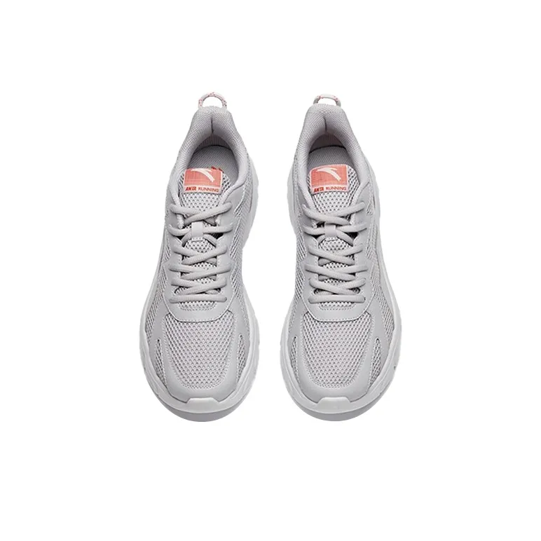 Anta Cushioning, Abrasion Resistant, Breathable, Lightweight Low Top Casual Shoes Men's Gray-3