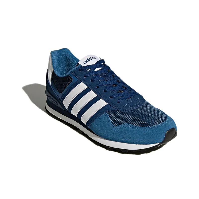Adidas Neo 10K Breathable Low-Top Casual Shoes Men's Blue White-2