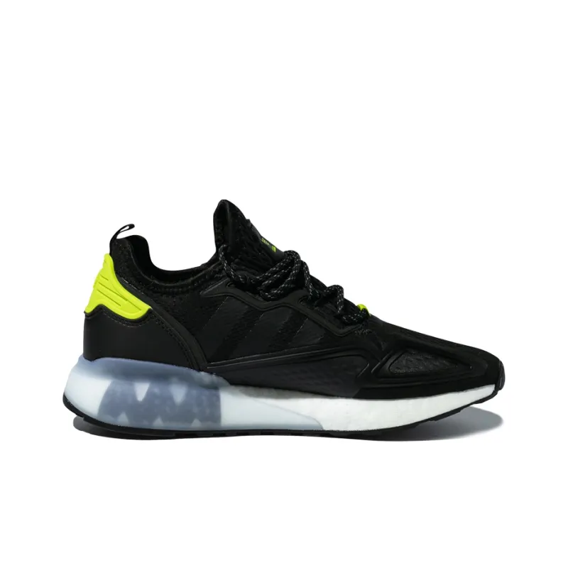 Adidas Zx 2K Boost Black Semi Solar Slime-1
