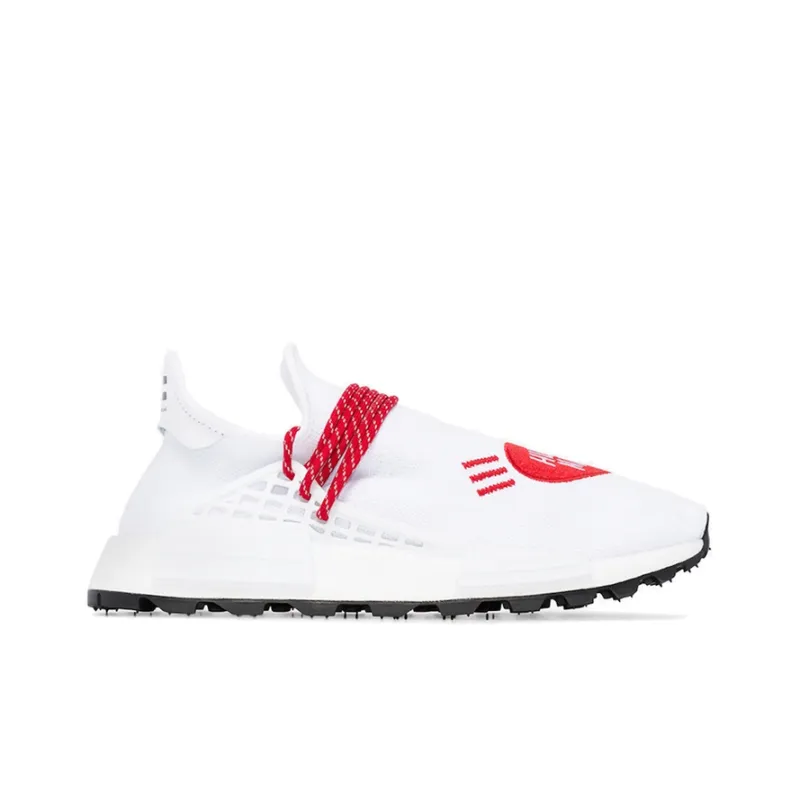 Adidas Nmd Hu Pharrell Human Made White Red-1
