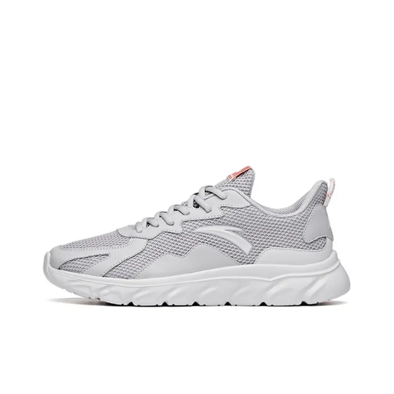 Anta Cushioning, Abrasion Resistant, Breathable, Lightweight Low Top Casual Shoes Men's Gray-0