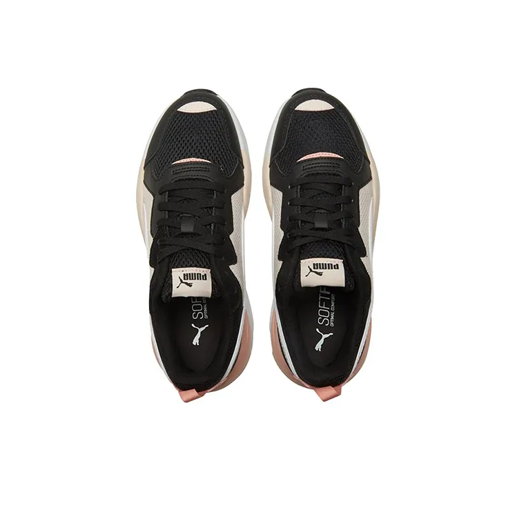 PUMA X Ray Black Pink White Low Tops Sports Shoe 'Black White Pink'-3