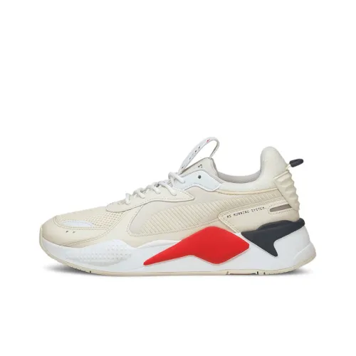 PUMA RS-X Casual Shoes Unisex Low-Top Beige/Red/Black/White